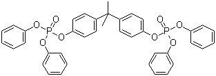 structure of CAS# 5945-33-5, Bisphenol-A bis(diphenyl phosphate)