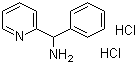 structure of CAS# 59575-91-6, Phenyl(2-pyridyl)methylamine hydrochloride;1-Phenyl-1-pyridin-2-ylmethanamine dihydrochloride
