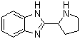 structure of CAS# 59592-35-7, 2-(Pyrrolidin-2-yl)-1H-benzoimidazole