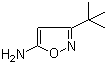 结构式 CAS# 59669-59-9, 3-叔丁基异恶唑-5-胺