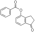 结构式 CAS# 59725-61-0, 4-苯甲酰基氧基-1-茚满酮