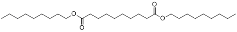 structure of CAS# 5980-15-4, Dinonyl sebacate