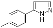structure of CAS# 59843-75-3, 5-p-Tolyl-1H-pyrazole