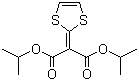 structure of CAS# 59937-28-9, Malotilate;Diisopropyl 1,3-dithiol-2-ylidenemalonate; Dipropan-2-yl 2-(1,3-dithiol-2-ylidene)propanedioate; 1,3-Dithiol-2-ylidenepropanedioic acid bis(1-methylethyl) ester
