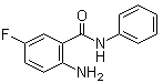 structure of CAS# 60041-89-6, 2-Amino-5-fluoro-N-phenylbenzamide