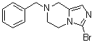 结构式 CAS# 601515-08-6, 7-苄基-3-溴-5,6,7,8-四氢咪唑并[1,5-a]吡嗪