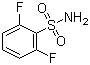 结构式 CAS# 60230-37-7, 2,6-二氟苯磺酰胺