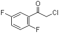 2-Chloro-2',5'-difluoroacetophenone molecular structure (CAS 60468-36-2)