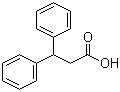 structure of CAS# 606-83-7, 3,3-Diphenylpropionic acid