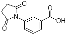 结构式 CAS# 60693-31-4, 3-(2,5-二氧代吡咯烷-1-基)苯甲酸