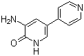 structure of CAS# 60719-84-8, Amrinone;5-Amino-(3,4'-bipyridin)-6(1H)-one; Inocor