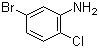 结构式 CAS# 60811-17-8, 3-溴-6-氯苯胺; 2-氯-5-溴苯胺