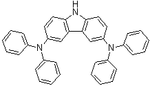 结构式 CAS# 608527-58-8, 3,6-双(二苯基氨基)咔唑