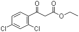 结构式 CAS# 60868-41-9, 2',4'-二氯苯甲酰基乙酸乙酯