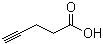 结构式 CAS# 6089-09-4, 4-戊炔酸