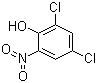structure of CAS# 609-89-2, 2,4-Dichloro-6-nitrophenol
