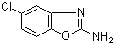 structure of CAS# 61-80-3, Zoxazolamine;2-Amino-5-chlorobenzoxazole