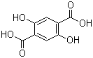 structure of CAS# 610-92-4, 2,5-Dihydroxyterephthalic acid;2,5-Dihydroxy-1,4-benzenedicarboxylic acid