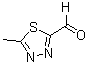 structure of CAS# 61018-49-3, 5-Methyl-1,3,4-thiadiazole-2-carboxaldehyde