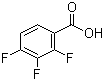 结构式 CAS# 61079-72-9, 2,3,4-三氟苯甲酸