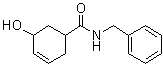 结构式 CAS# 61088-56-0, 5-羟基-N-(苯基甲基)-3-环己烯-1-甲酰胺