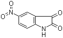 structure of CAS# 611-09-6, 5-Nitroisatin;5-Nitro-1H-indole-2,3-dione
