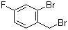 structure of CAS# 61150-57-0, 2-Bromo-1-(bromomethyl)-4-fluorobenzene