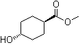 结构式 CAS# 6125-57-1, 反式-4-羟基环己烷-1-羧酸甲酯