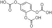 structure of CAS# 613-03-6, 1,2,4-Triacetoxybenzene;1,2,4-Phenenyl triacetate