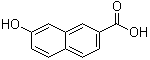 结构式 CAS# 613-17-2, 7-羟基-2-萘甲酸