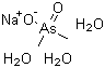 结构式 CAS# 6131-99-3, 二甲砷酸钠三水合物