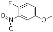 结构式 CAS# 61324-93-4, 4-氟-3-硝基苯甲醚