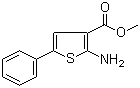 结构式 CAS# 61325-02-8, 2-氨基-5-苯基噻吩-3-甲酸甲酯