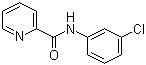 结构式 CAS# 61350-00-3, N-(3-氯苯基)-2-吡啶甲酰胺