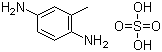 structure of CAS# 615-50-9, 2,5-Diaminotoluene sulfate;2,5-Toluenediamine sulfate; 2-Methyl-1,4-benzenediamine sulfate