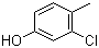 3-Chloro-4-methylphenol molecular structure (CAS 615-62-3)