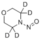结构式 CAS# 61578-30-1, 3,3,5,5-四氘代-N-亚硝基吗啉