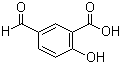 structure of CAS# 616-76-2, 5-Formylsalicylic acid;2-Hydroxy-5-formylbenzoic acid