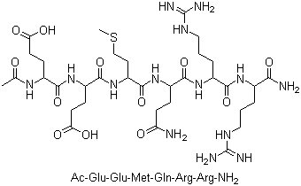 structure of CAS# 616204-22-9, Argireline;N-Acetyl-L-alpha-glutamyl-L-alpha-glutamyl-L-methionyl-L-glutaminyl-L-arginyl-L-argininamide