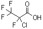 结构式 CAS# 6189-02-2, alpha-氯四氟丙酸