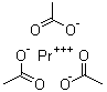 structure of CAS# 6192-12-7, Praseodymium triacetate;Praseodymium(III) acetate