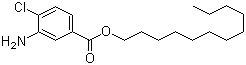 结构式 CAS# 6195-20-6, 3-氨基-4-氯苯甲酸十二烷酯