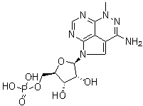 structure of CAS# 61966-08-3, Triciribine phosphate;TCN-P; NSC 280594; VQD 002; 1,4,5,6,8-Pentaazaacenaphthylene-3-amino-1,5-dihydro-5-methyl-1-beta-D-ribofuranosyl 5'-monophosphate