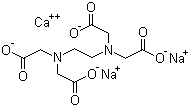 structure of CAS# 62-33-9, EDTA calcium disodium;Ethylenediaminetetraacetic acid calcium disodium salt; Edetate calcium disodium; Calcium disodium ethylenediaminetetraacetate;