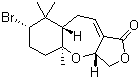 (3aR,4aS,7S,8aS)-7-Bromo-3a,4a,5,6,7,8,8a,9-octahydro-4a,8,8-trimethyl-furo[3,4-b][1]benzoxepin-1(3H)-one molecular structure (CAS 62003-89-8)