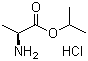 结构式 CAS# 62062-65-1, L-丙氨酸异丙酯盐酸盐