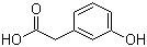 structure of CAS# 621-37-4, 3-Hydroxyphenylacetic acid;m-Hydroxyphenylacetic acid