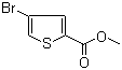 structure of CAS# 62224-16-2, Methyl 4-bromothiophene-2-carboxylate;4-Bromo-2-(carbomethoxy)thiophene; 4-Bromo-2-thiophenecarboxylic acid methyl ester