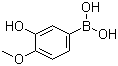 结构式 CAS# 622864-48-6, 3-羟基-4-甲氧基苯硼酸