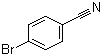 structure of CAS# 623-00-7, 4-Bromobenzonitrile;4-Bromobenzoic acid nitrile; p-bromobenzonitrile; 1-Bromo-4-cyanobenzene